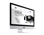 image de la page d'accueil du site internet Visipub agence graindesell