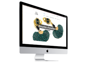 Ecran du site internet Perle d'armor, création de bijoux dans les Côtes d'armor