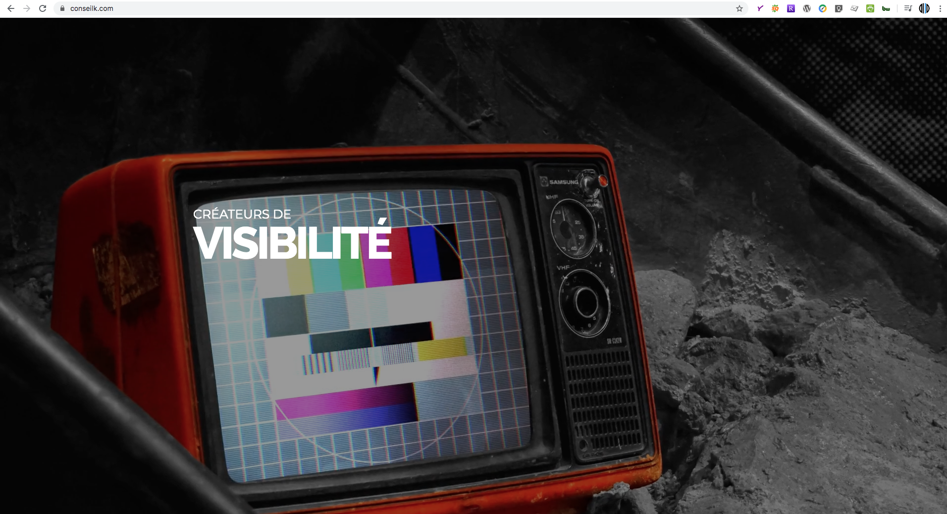 Ecran du site Internet ConseilK