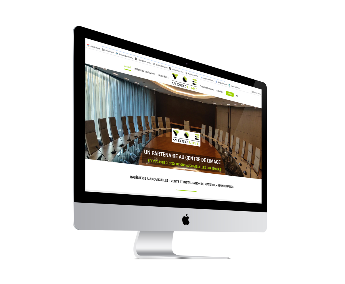 écran du site Internet Videoline
