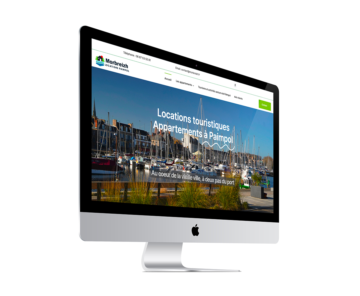Site Internet pour des gîtes à Paimpol