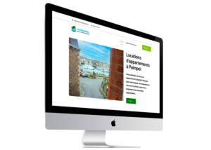 écran du site Internet LocPaimpol, location d'appartements à Paimpol
