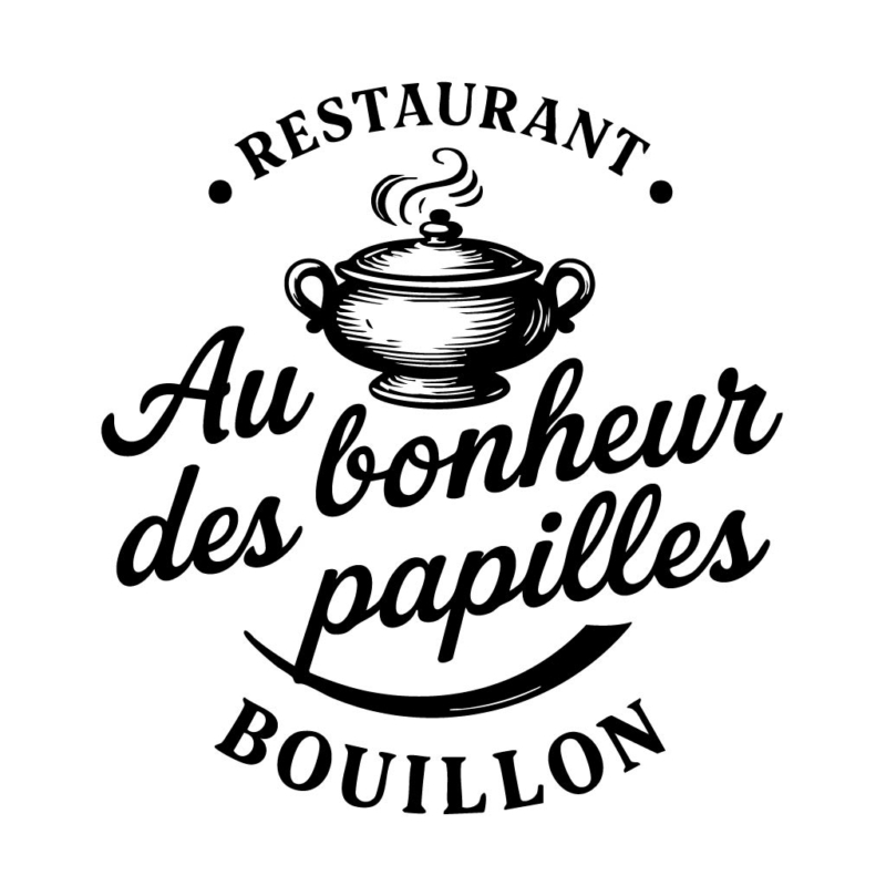 logo au bonheur des papilles à guingamp