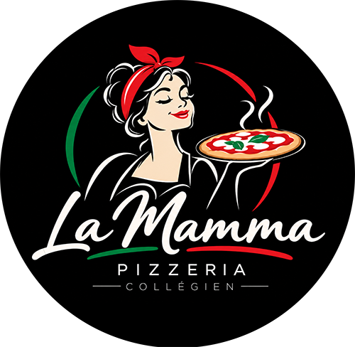logo de la pizzeria a mamma à collégien